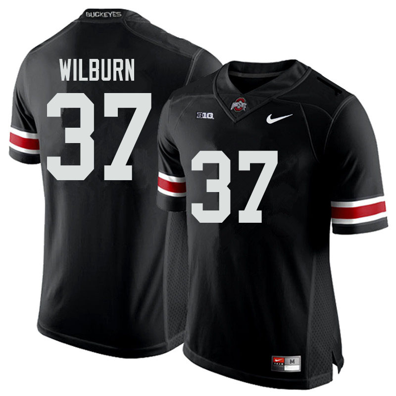 Ohio State Buckeyes #37 Trayvon Wilburn College Football Jerseys Sale-Black